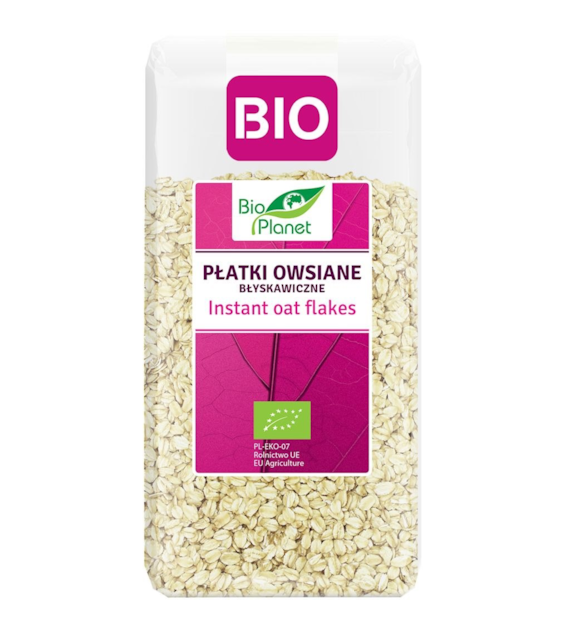 BIO PLANET Płatki owsiane BŁYSKAWICZNE BIO 300g