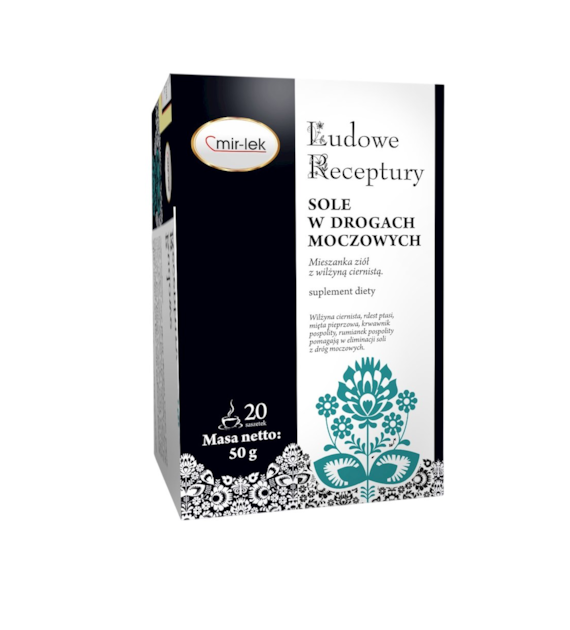 LUDOWE RECEPTURY sole w drogach moczowych 30 saszetek MIR-LEK
