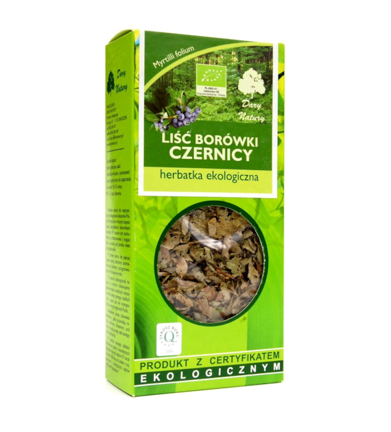Borówka czernica liść BIO 25g DARY NATURY