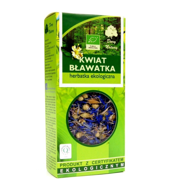 Bławatek kwiat BIO 25g DARY NATURY