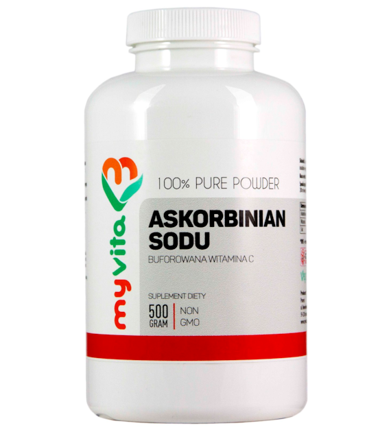 MyVita Askorbinian sodu 500g - Witamina C buforowana