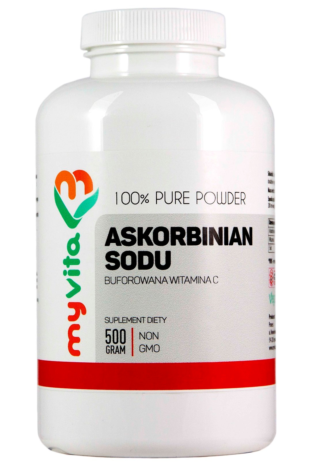 MyVita Askorbinian sodu 500g - Witamina C buforowana