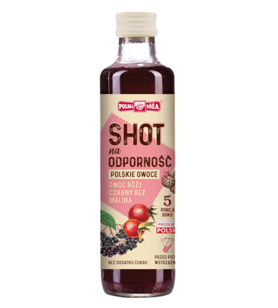 Shot na odporność  polskie owoce  250ml POLSKA RÓŻA