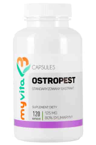 MyVita Ostropest ekstrakt (80% sylimaryny) 125mg, 120kaps.
