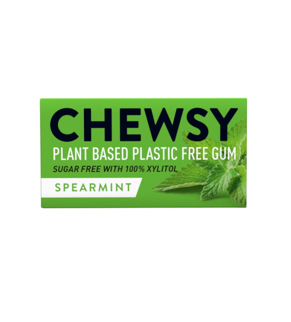 CHEWSY Gumy do żucia o smaku miętowym z ksylitolem 15g (10 gum)