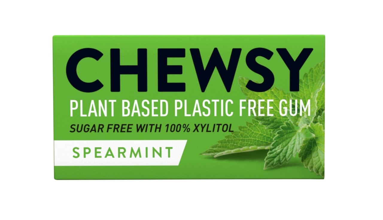CHEWSY Gumy do żucia o smaku miętowym z ksylitolem 15g (10 gum)
