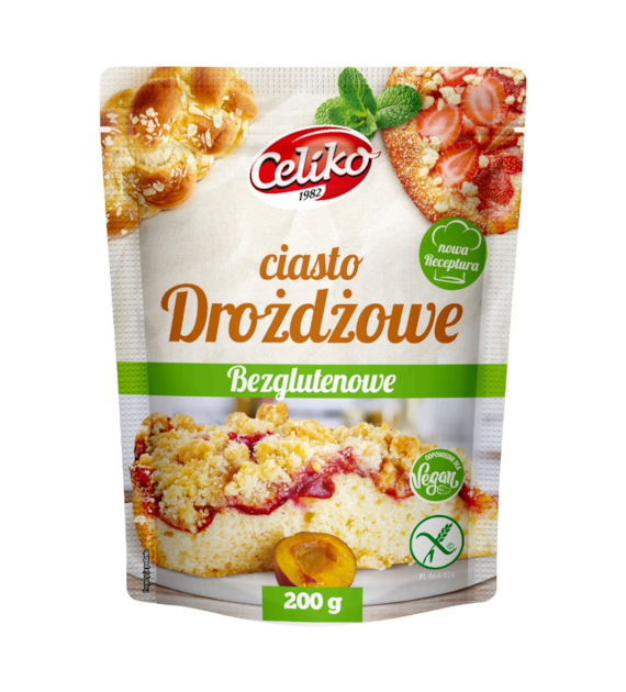 Ciasto drożdzowe mieszanka bezglutenowa 200g CELIKO