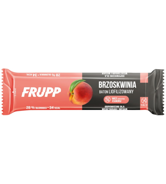 Baton liofilizowany FRUPP brzoskwinia bezglutenowy 10g CELIKO
