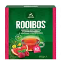 ROOIBOS herbatka z czerwonokrzewu z malinami i grapefruitem 60*1,5g ASTRA