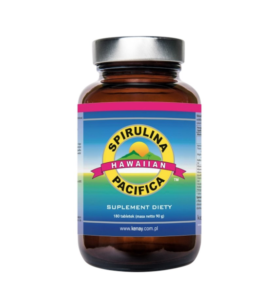 KENAY Spirulina Pacifica hawajska 500mg, 180 tabletek