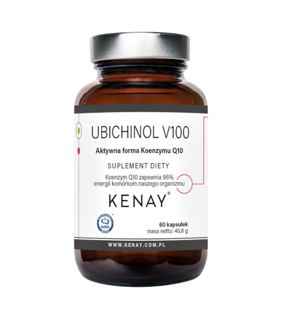 KENAY Ubichinol 100mg, 60kaps. - aktywny Koenzym Q10