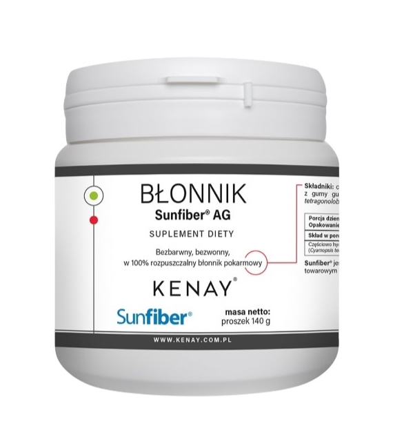 KENAY Błonnik Sunfiber AG w proszku 140g