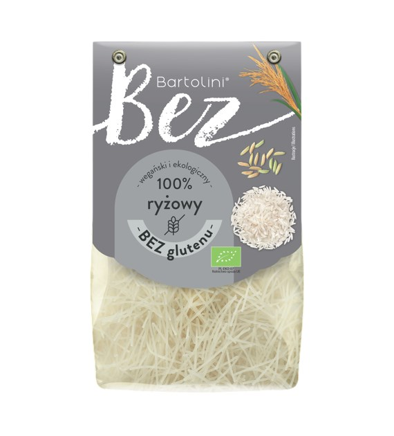 BARTOLINI Makaron ryżowy BIO bezglutenowy krajanka 250g