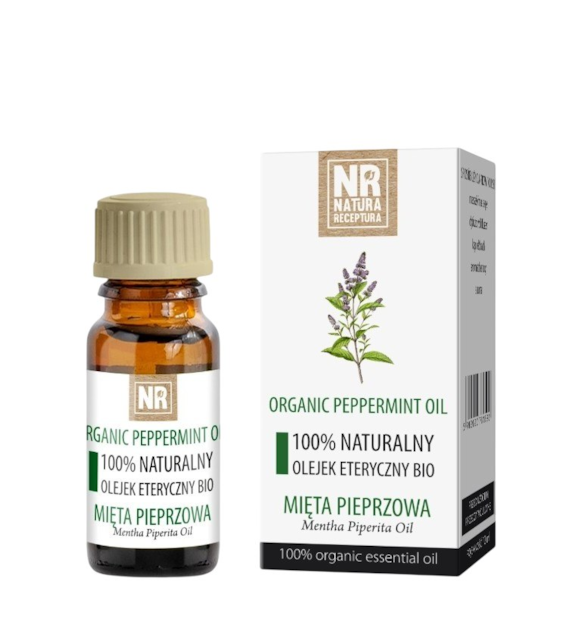 Olejek eteryczny naturalny EKO z Mięty Pieprzowej 10ml NATURA RECEPTURA