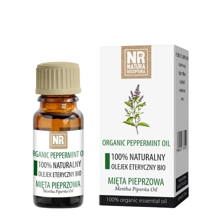 Olejek eteryczny naturalny EKO z Mięty Pieprzowej 10ml NATURA RECEPTURA