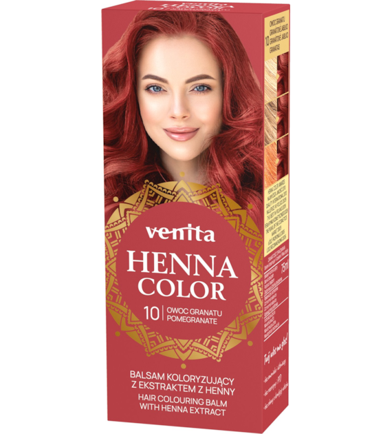 VENITA henna tuba nr 10 owoc granatu 75ml - balsam koloryzujący