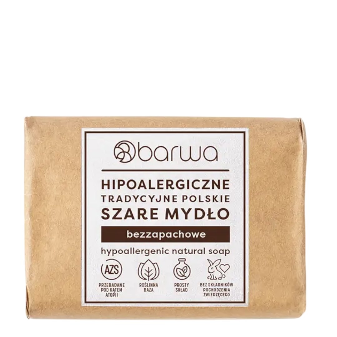 Mydło tradycyjne polskie szare w kostce 100g BARWA