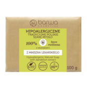 Mydło tradycyjne polskie szare z ekstraktem z mniszka lekarskiego w kostce 100g BARWA