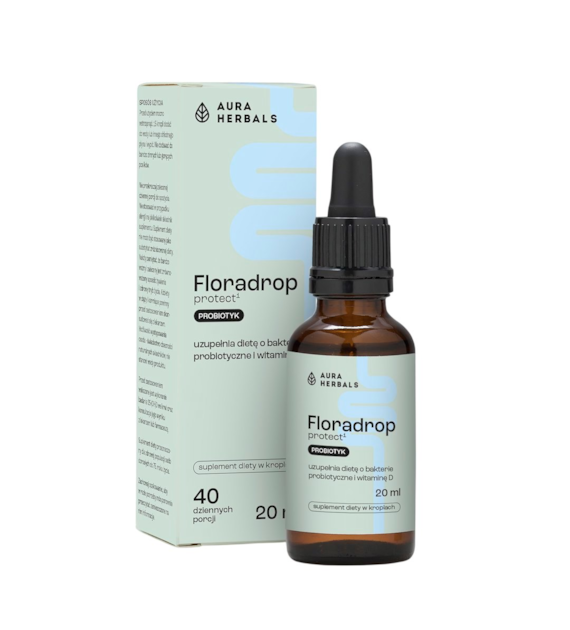 AURA HERBALS Floradrop protect probiotyk - krople 20ml