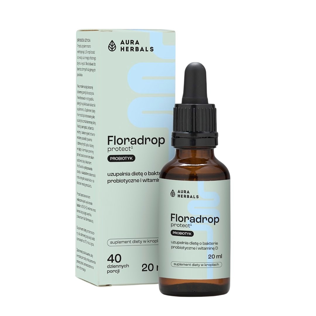 AURA HERBALS Floradrop protect probiotyk - krople 20ml