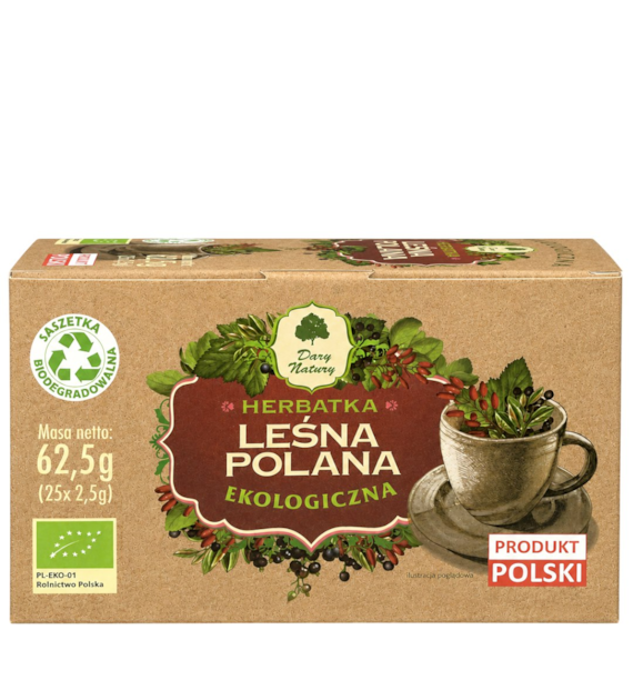 Herbatka Leśna polana fix 25*2,5g BIO DARY NATURY