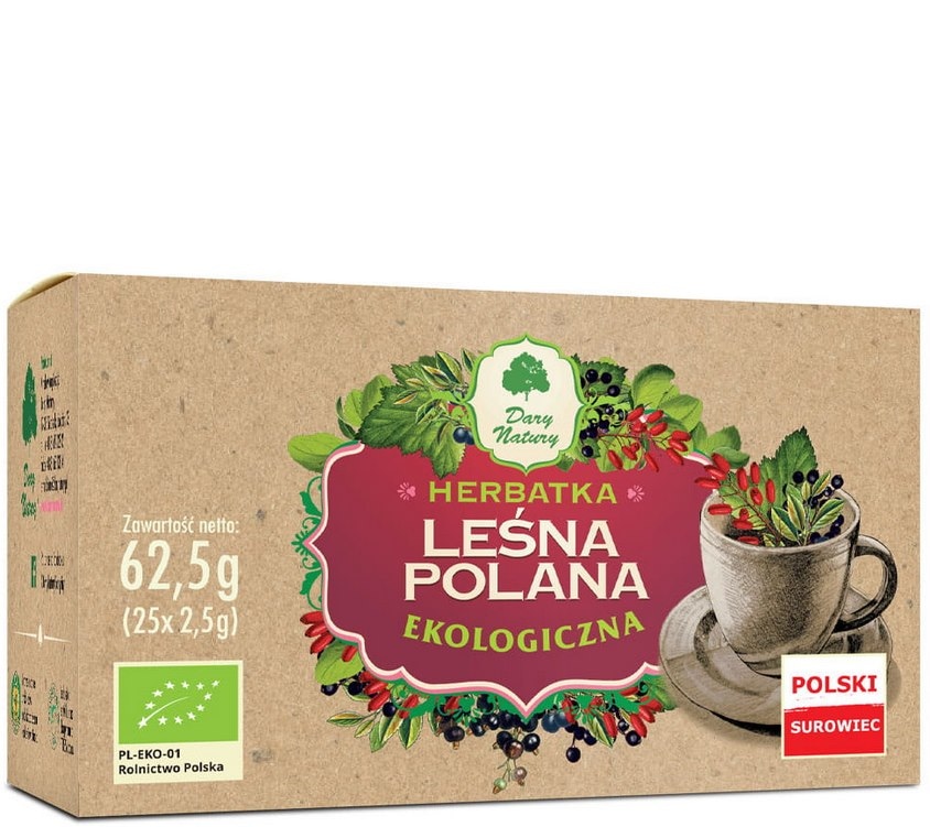 Herbatka Leśna polana fix 25*2,5g BIO DARY NATURY