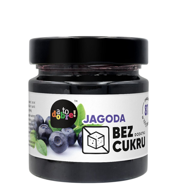 atodobre! Jagoda bez dodatku cukru 195g