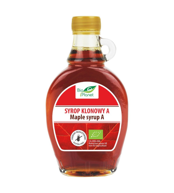 BIO PLANET Syrop klonowy typ A bezglutenowy BIO 250ml
