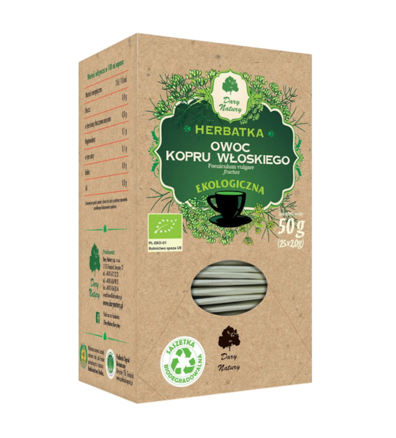 Koper włoski owoc fix BIO 25*2g DARY NATURY