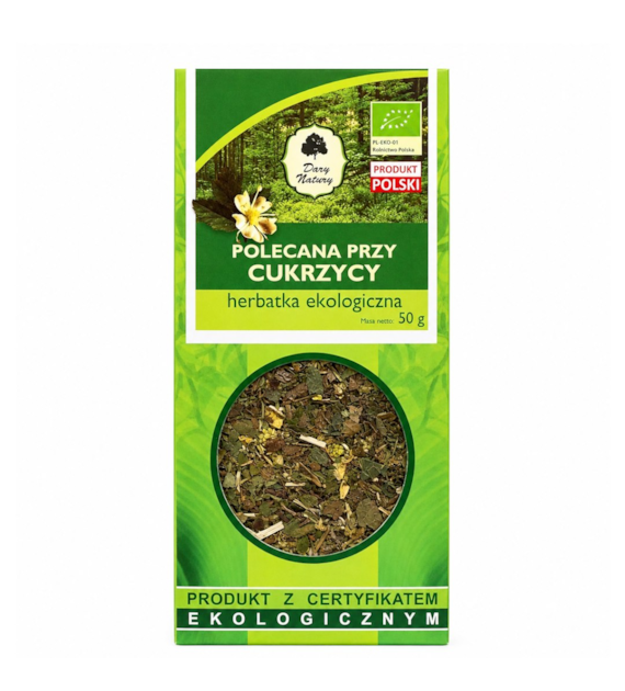 Herbatka Przy cukrzycy BIO 50g DARY NATURY