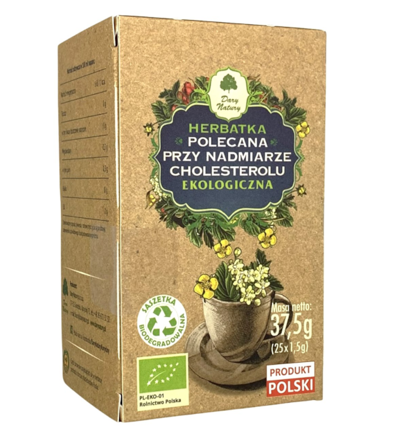 Herbatka Cholesterol fix BIO 25*1,5g DARY NATURY