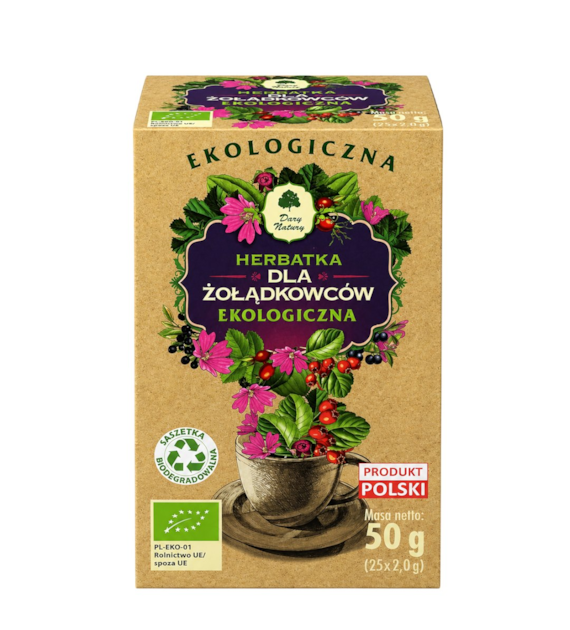 Herbatka Dla żołądkowców fix BIO 25*2g DARY NATURY