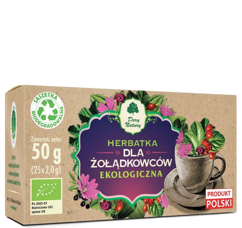 Herbatka Dla żołądkowców fix BIO 25*2g DARY NATURY