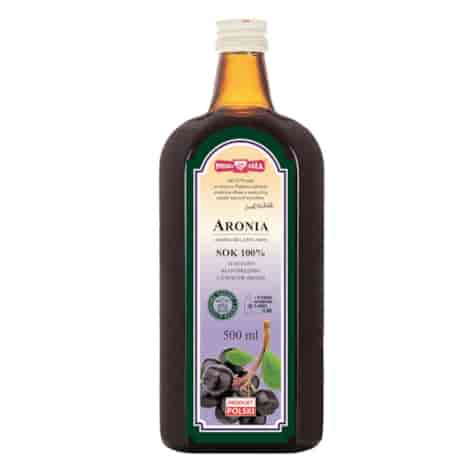 ARONIA sok 100% 500ml bez dodatku cukru POLSKA RÓŻA