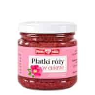 Płatki róży w cukrze 220g POLSKA RÓŻA