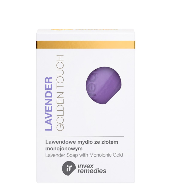 Mydło lawendowe ze złotem monojonowym Au 100g INVEX REMEDIES