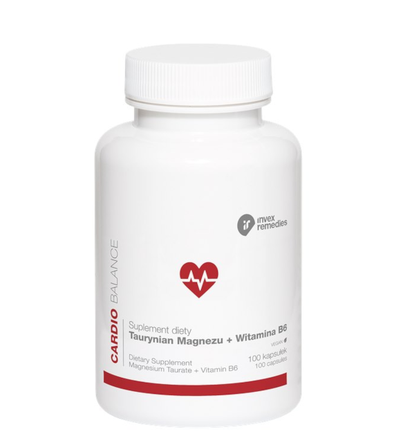 Taurynian magnezu + witamina B6 100 kaps. INVEX REMEDIES