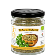 PIĘĆ PRZEMIAN Majeranek suszony bezglutenowy BIO 15g
