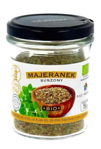 PIĘĆ PRZEMIAN Majeranek suszony bezglutenowy BIO 15g