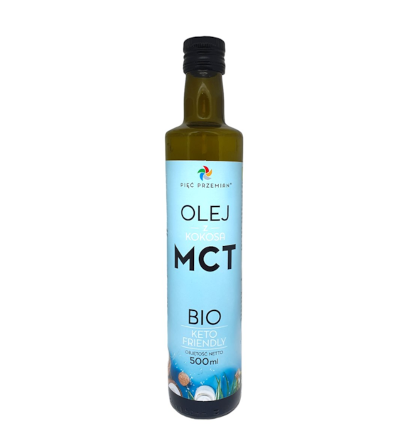 PIĘĆ PRZEMIAN Olej MCT z kokosa BIO 500ml
