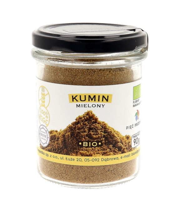 PIĘĆ PRZEMIAN Kumin mielony bezglutenowy BIO 90g