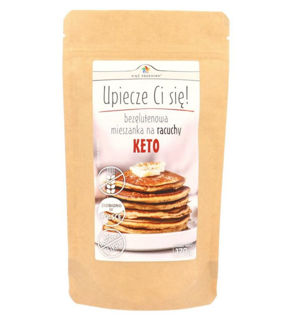 PIĘĆ PRZEMIAN Mieszanka na racuchy KETO bezglutenowe 170g