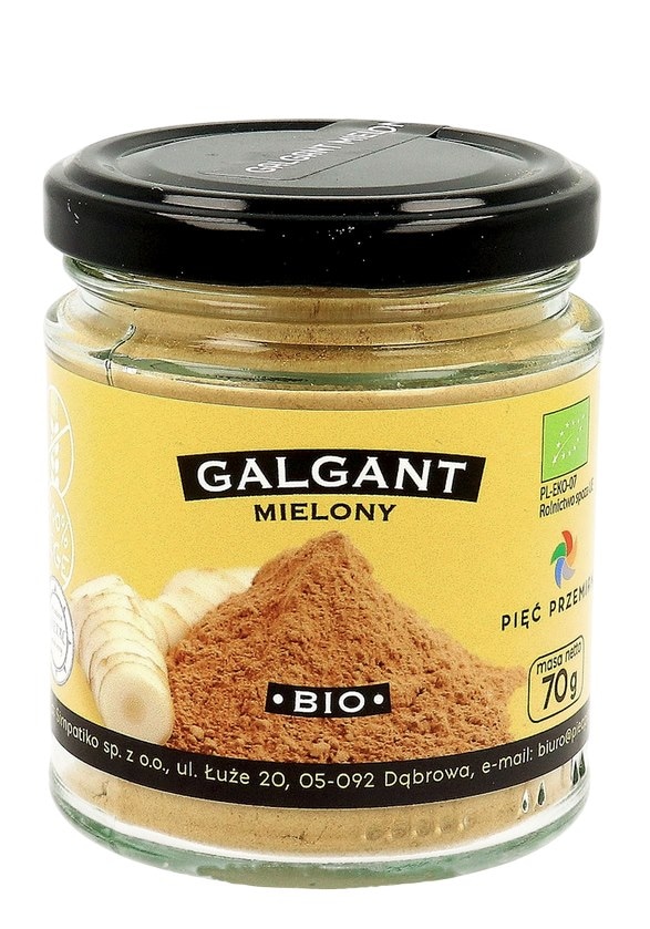 PIĘĆ PRZEMIAN Galgant mielony bezglutenowy BIO 70g