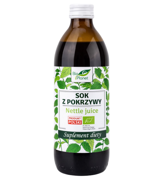 BIO PLANET Sok z Pokrzywy BIO 500ml