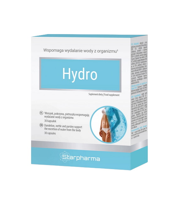 Hydro - wydalanie wody z organizmu 30kaps. STARPHARMA