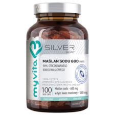 SILVER Maślan sodu forte 600mg, 100kaps. MyVita