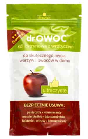 drOWOC sól cytrynowa z wrotyczem do mycia warzyw i owoców 300g UNIPHAR
