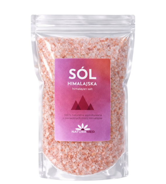 NATURA-MED Sól himalajska różowa GRUBA 1kg
