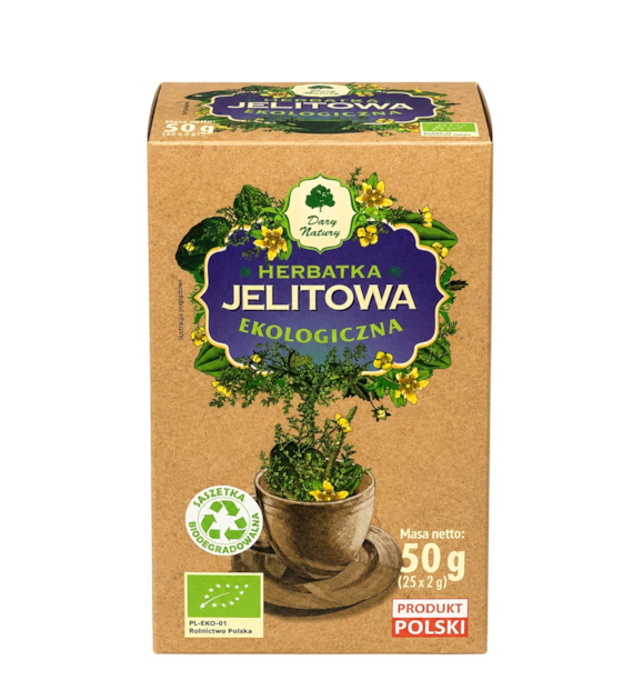 Herbatka Jelitowa fix BIO 25*2g DARY NATURY