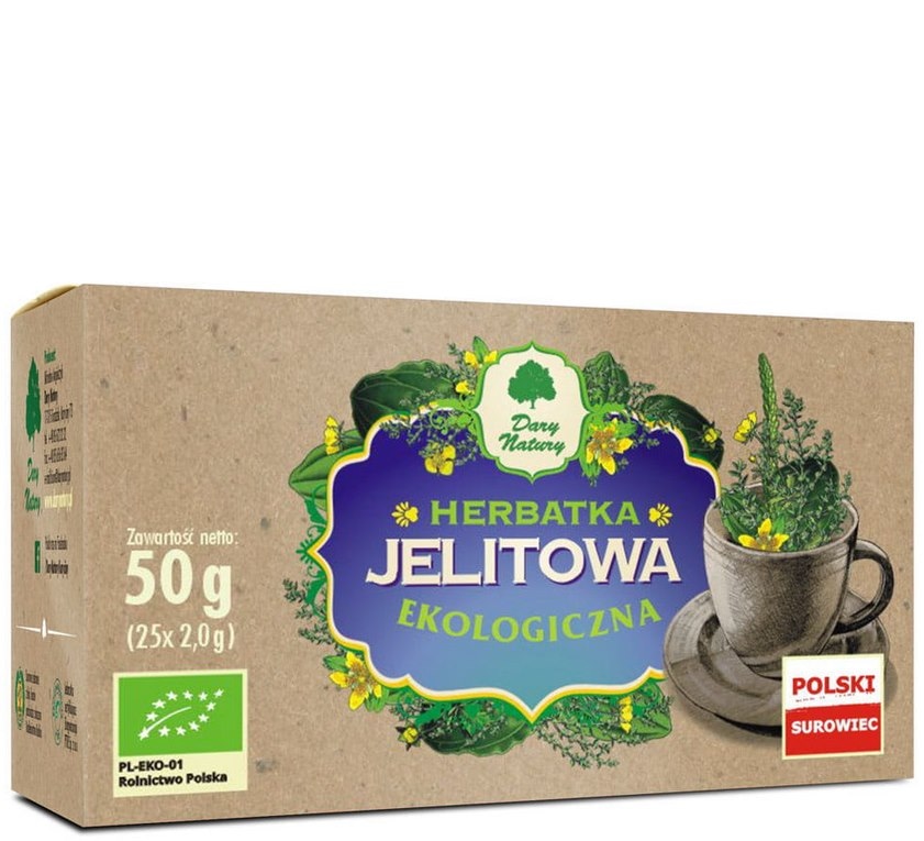 Herbatka Jelitowa fix BIO 25*2g DARY NATURY